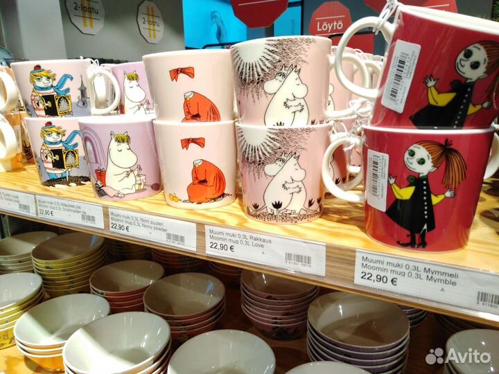 Чашка с мумиками Arabia Финляндия