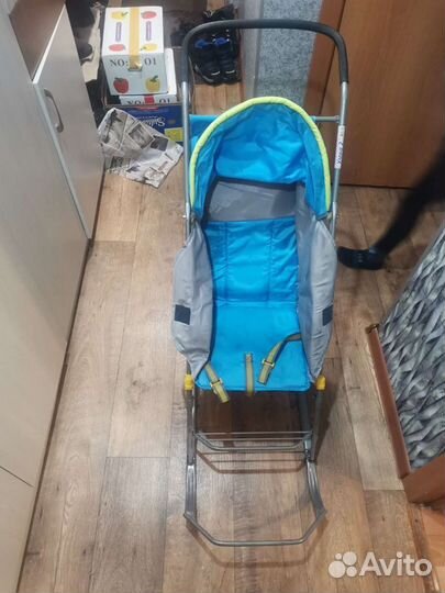Детские санки коляска бу