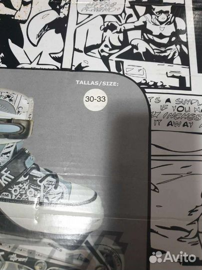 Роликовые коньки детские раздвижные р 30-33