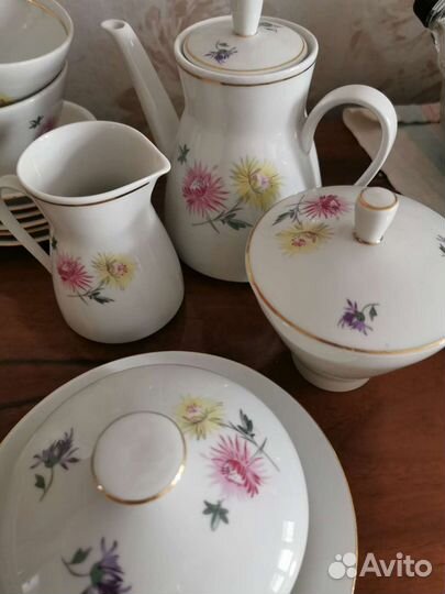 Сервиз чайно-кофейный гдр