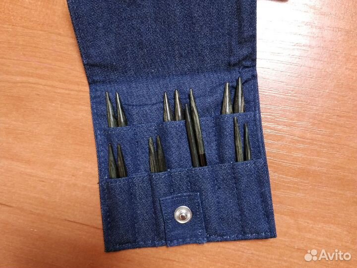 Knitpro Набор ультракоротких спиц denim 5см