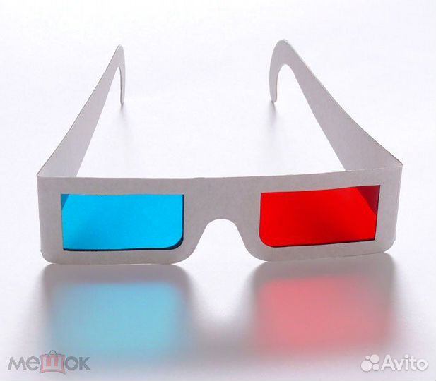 Анаглифные стерео 3D очки (3д очки)