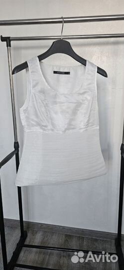 Топ белый майка 44