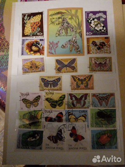 Марки.Большой.Плотный альбом