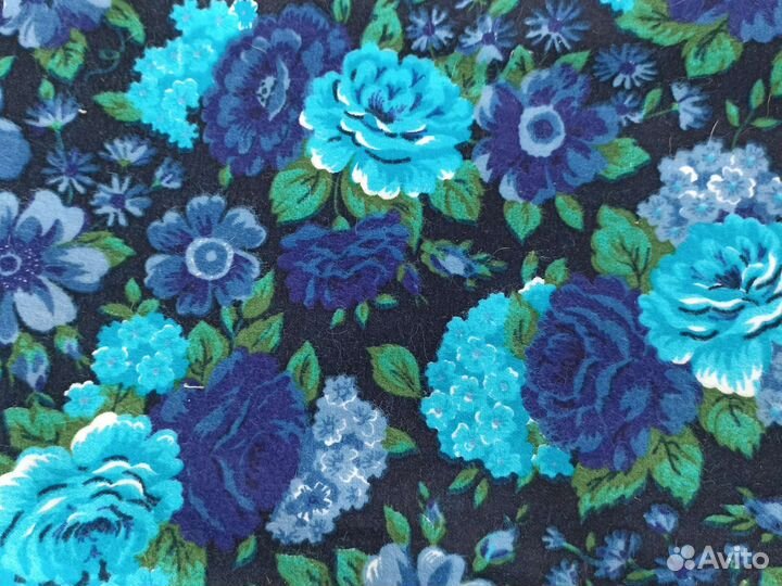 Отрез ткани СССР фланель ситец