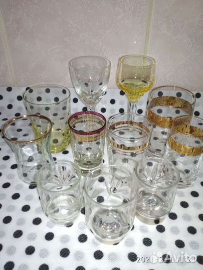 Рюмки, стопки,стаканы