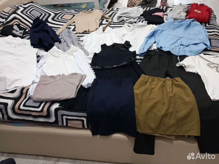 Вещи на девочку пакетом от 128 до 140