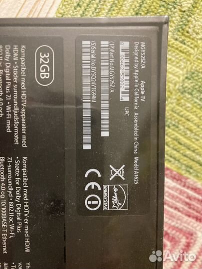 Телевизионная приставка Apple TV 32GB