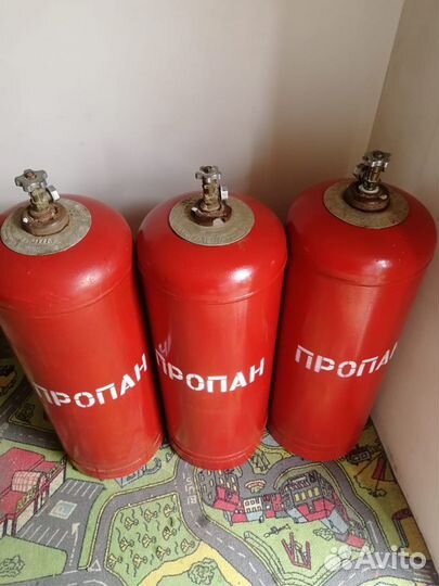 Газовые баллоны 50л. 27л. 5л