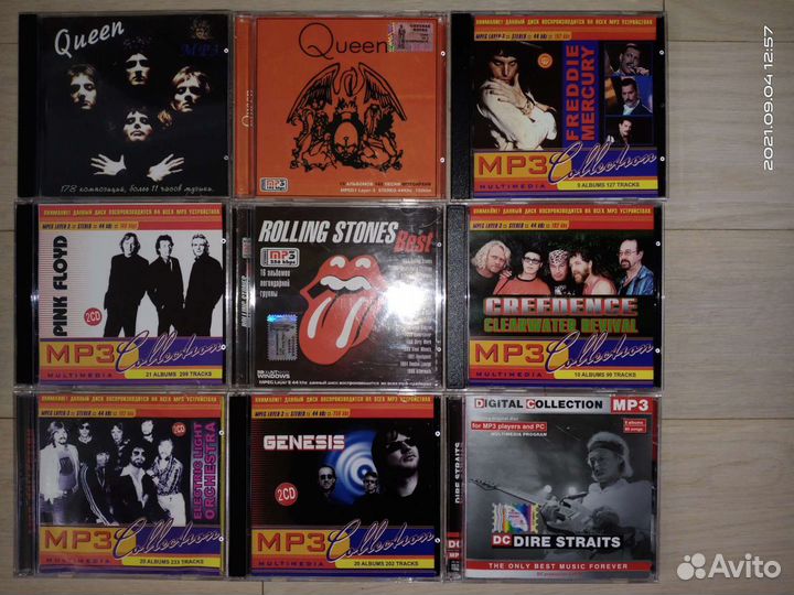 Классика западного рока на CD с 1963 по 2005 годы