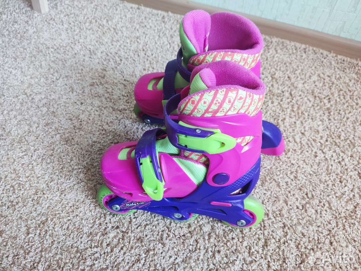 Роликовые коньки детские раздвижные 27,28,29