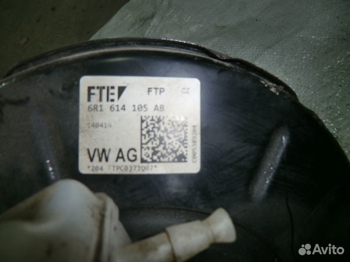 Volkswagen Polo 5 вакуумный усилитель 6R1614105