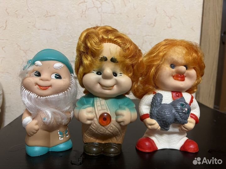 Резиновые игрушки СССР в ассортименте