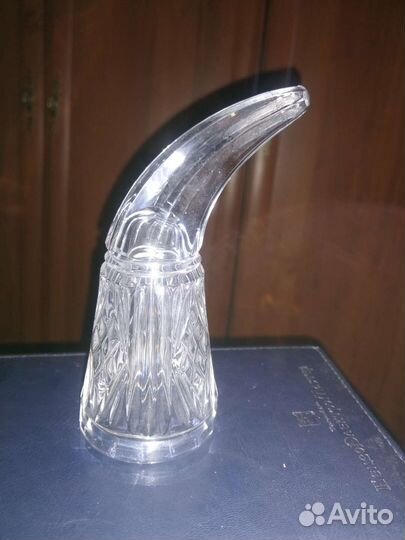 Хрустальный рог плетеная ваза