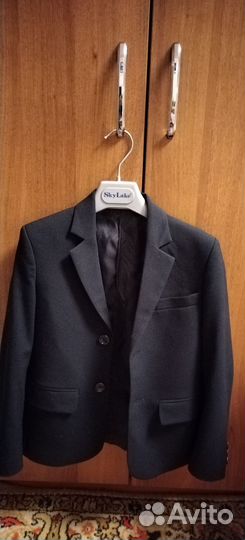 Пиджак школьный для мальчика 128