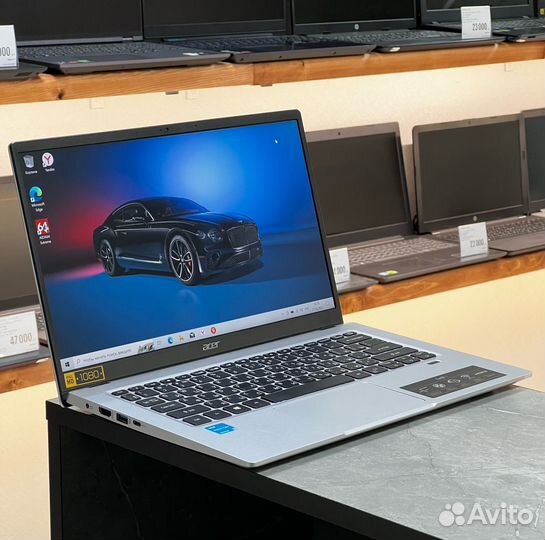 Мощный Acer Swift N6000/ IPS/ SSD/ DDR4 4GB