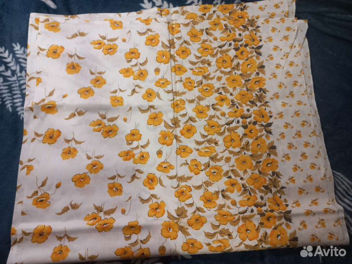 Обновлено.Постельное белье лен,хлопок СССР