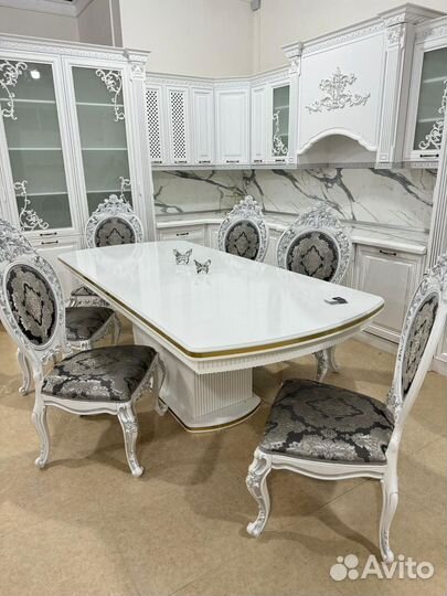 Стол стулья шах