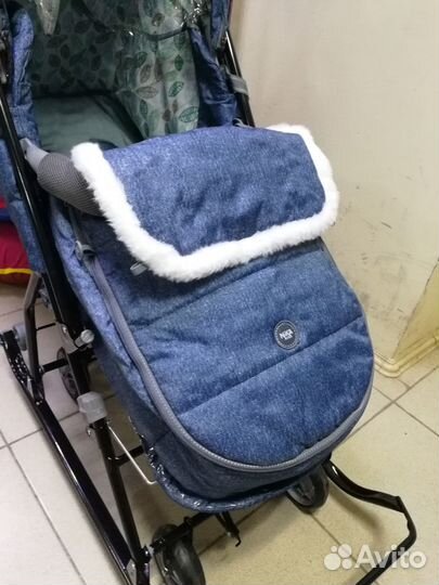 Санки коляска Ника 6, по низкой