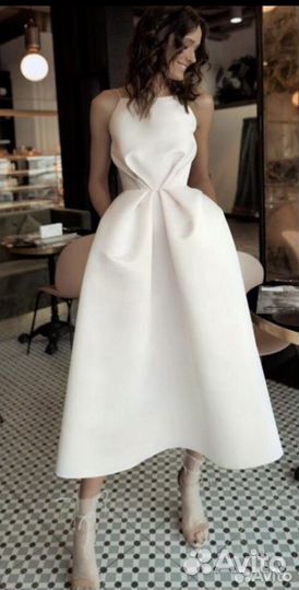 Свадебное платье короткое