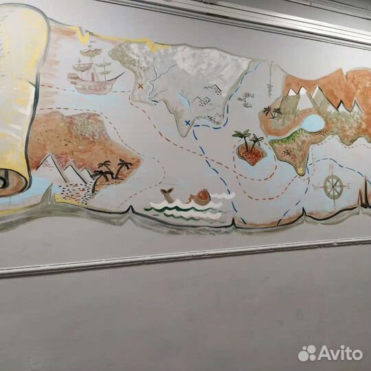 Роспись на стенах