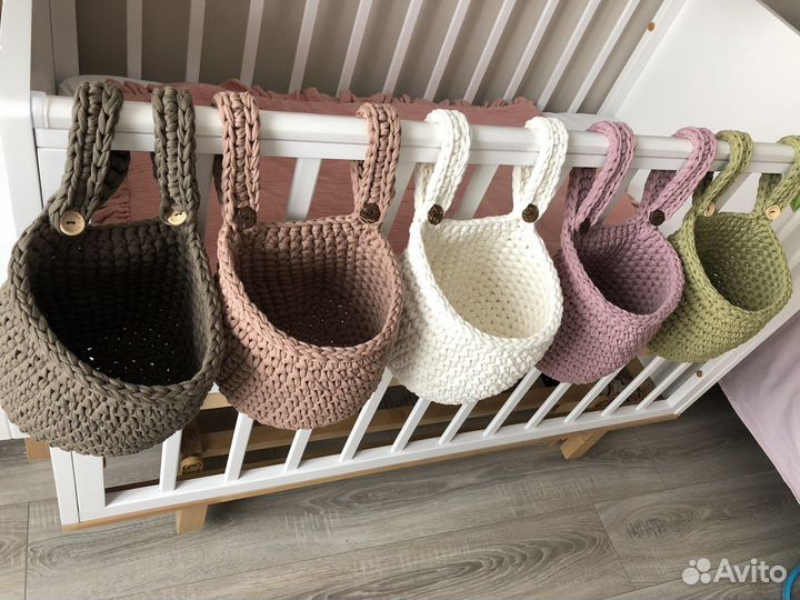 Кармашек на кроватку/подвесная корзинка