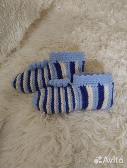 Следки вязаные ручная работа шерсть