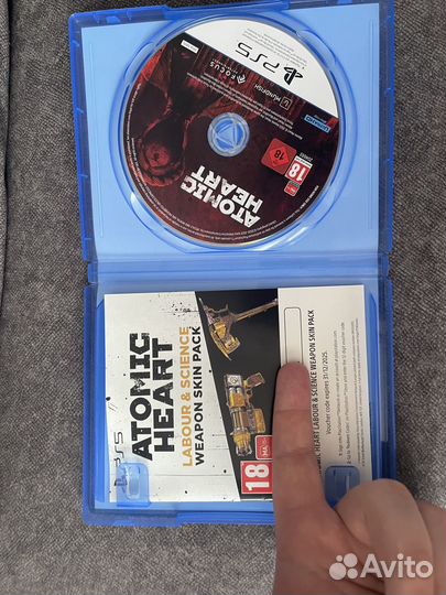 Игра на диске ps 5 Atomic heart