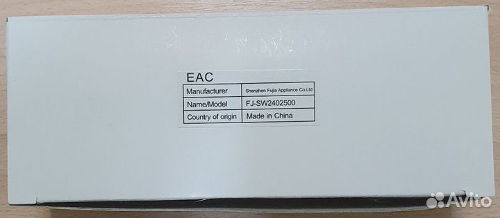 Блок питания (AC/DC) 24V 2.5А (штекер принтер)