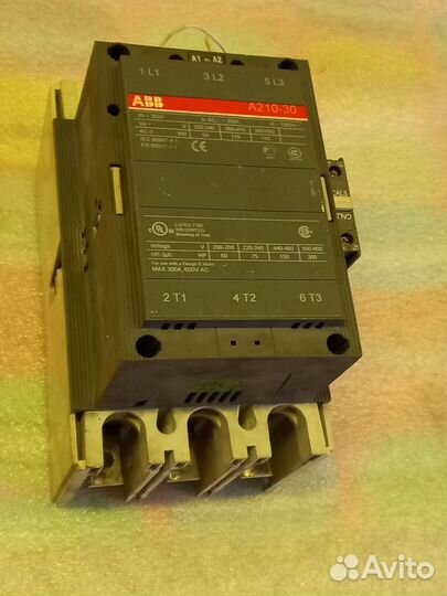 Контактор ABB A210-30