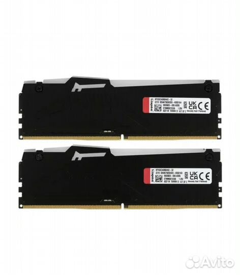 Оперативная память Kingston fury Beast Black RGB