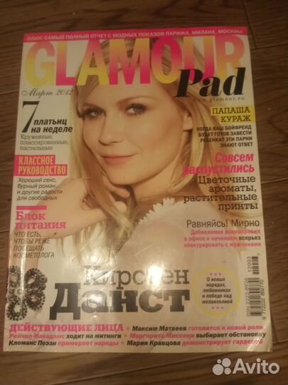 Glamour журналы 2012