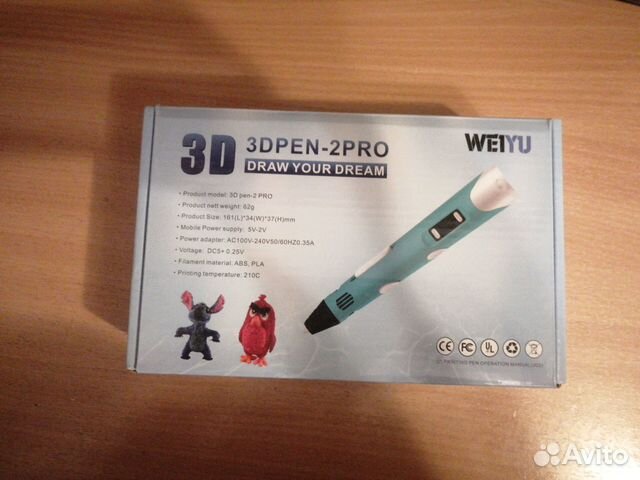 3d ручка с пластиком