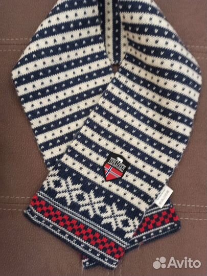 Комплект шапка и шарф для мальчика 1-3 года