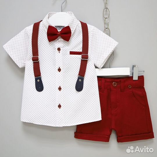 Классический костюм для мальчика новый 80 92 98
