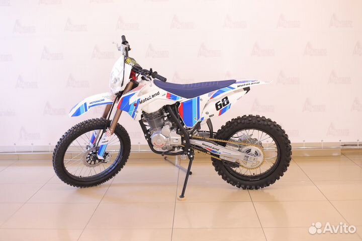 Мотоцикл Кросс Motoland CRF250 синий