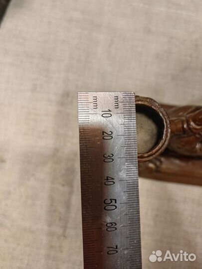 Подсвечник латунь