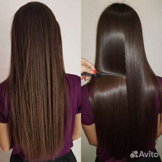 Кератиновое выпрямление