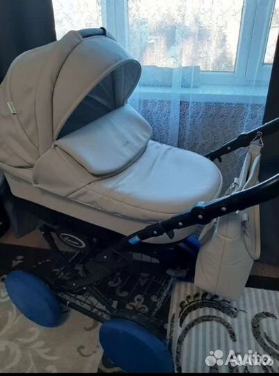 Коляска 2 в 1 эко кожа. AroTeam