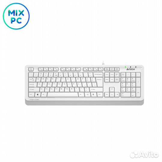 Клавиатура A4Tech Fstyler FKS10 белый/серый USB