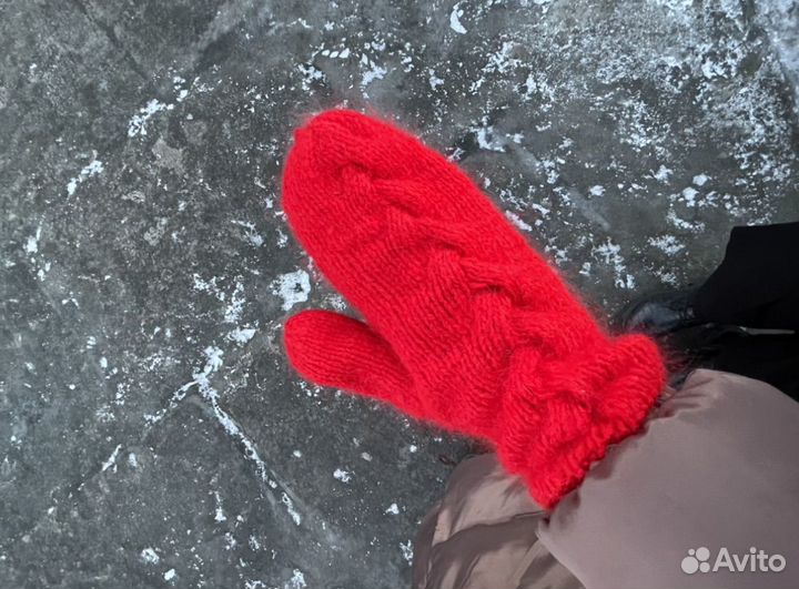 Варежки ручной работы