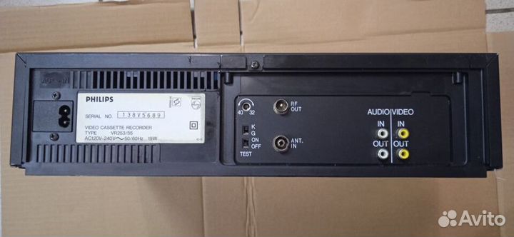 Видео плеер кассетный philips VR-253