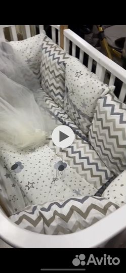 Комплект белья в детскую кроватку