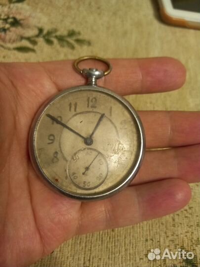 Карманные старинные часы завод им. масленникова