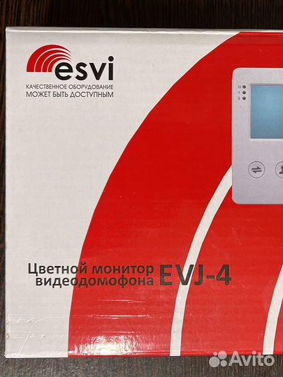 Монитор видеодомофона evj 4 черный