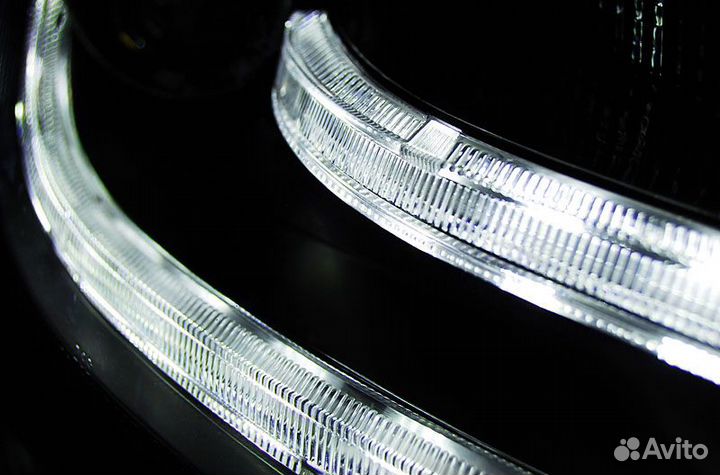 Фары с дхо Audi A4 B8 (08-11) lpaud0