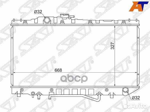 Радиатор Toyota Corona (T170) 87-92 TY0002ST170