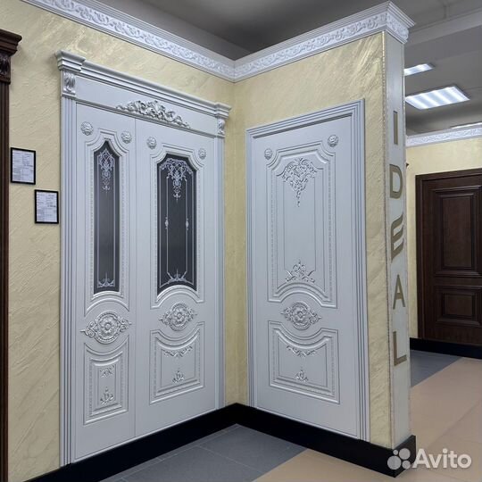 Двери межкомнатные серые