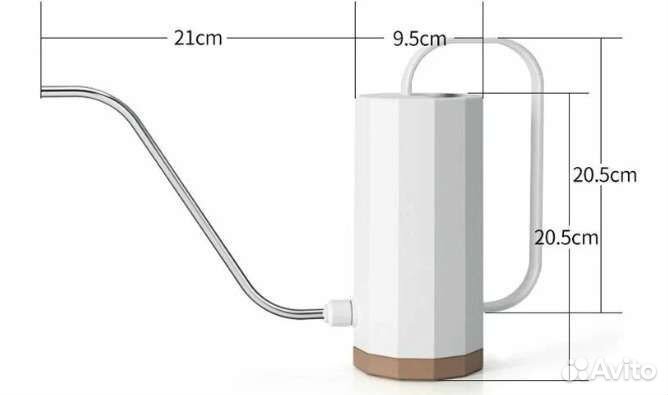 Лейка для растений 1.2л с длинным носиком