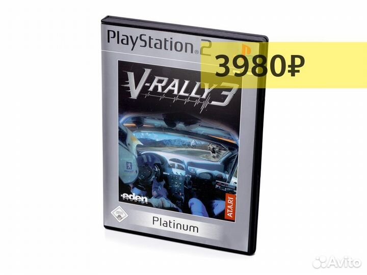 V-Rally 3 Platinum, б/у, английский (PS2)